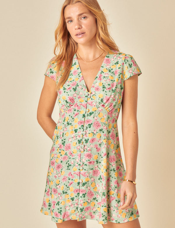 Petite Ditsy Floral Avery Mini Dress