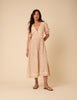 Cream Ditsy Floral Saffy Midi Dress